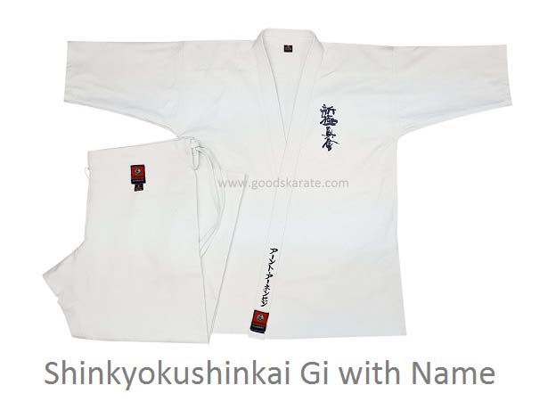 Shinkyokushin Gi with Name